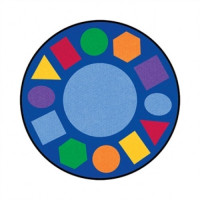 Дитячий килимок для навчання Геометрія